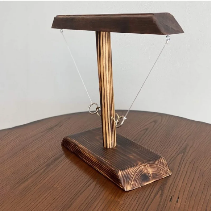 Drinking Game Toy Wooden Ring Toss Game Toss Hooks Board Party Toys Fast-paced Interactive For Bars Home Party Game Set