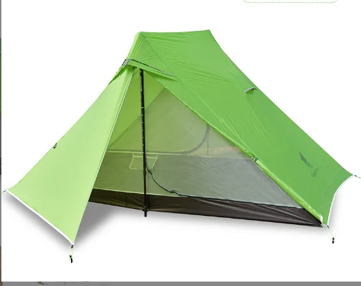 Ultra light Tents Double Layer camping pole support  waterproof single camping tent