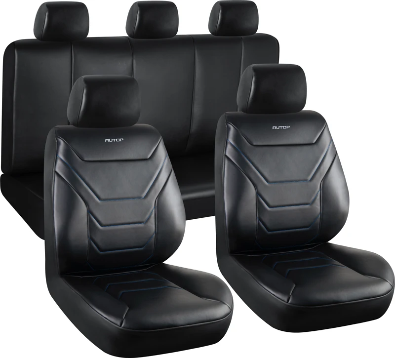 
Factory Easy Clean PU leather luxury Universal Car Seat Cover 