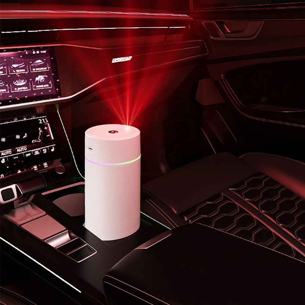 2024 New Product Usb Ultrasonic Projector Air Humidifier Rechargeable Portable Table Cool Mist Humidifier For Gift