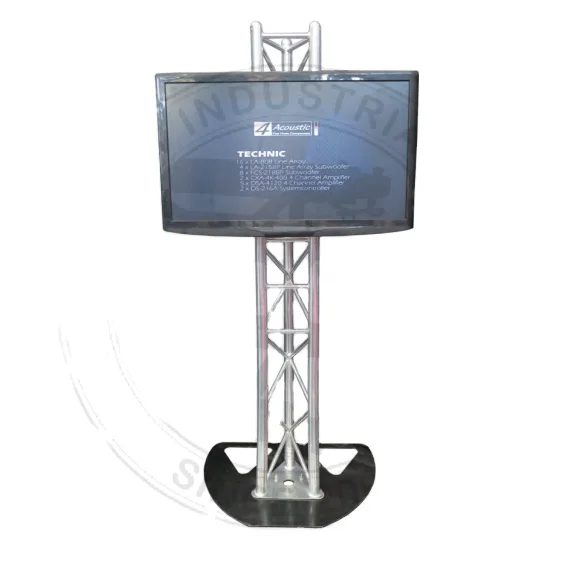 Factory Price TECHTEAM Aluminum Presentation TV Truss Stand Plasma TV Stand