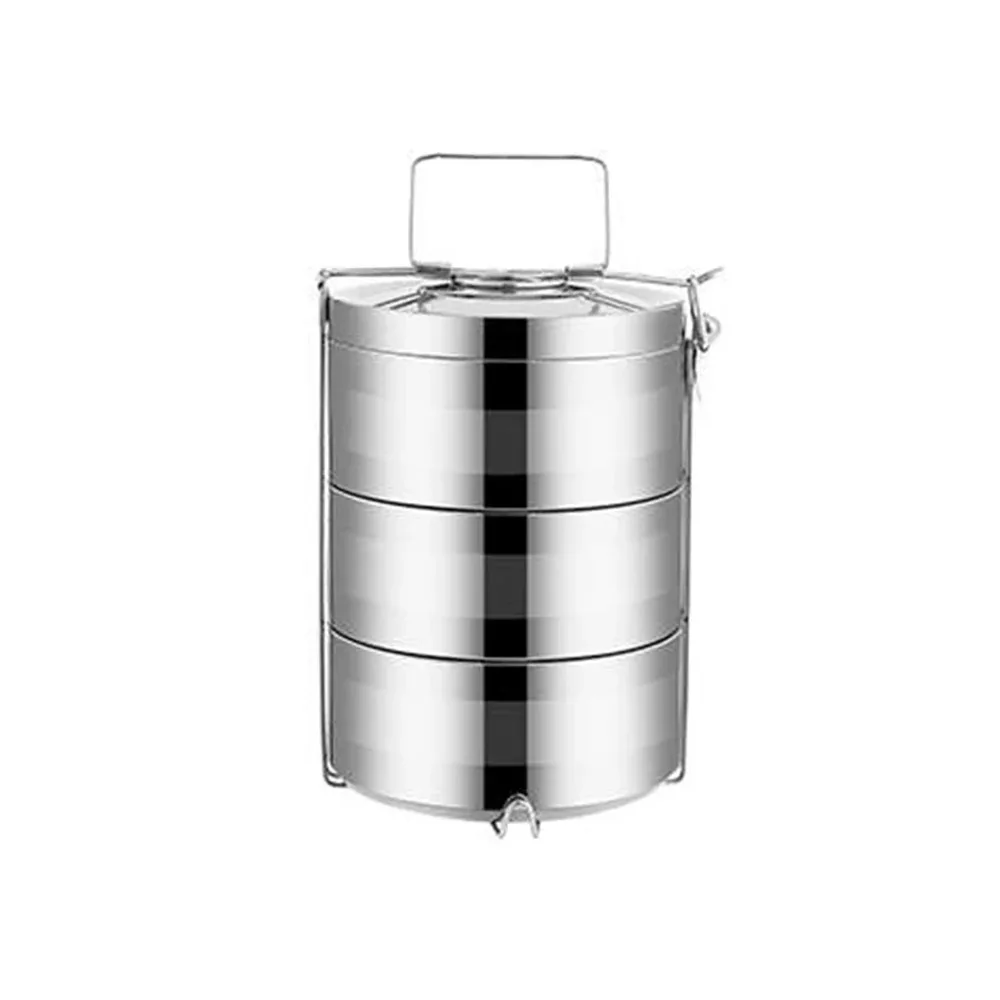 Double wall 2-4 layers thermal lunch box kids school box food carrier bento box food storage container tiffin