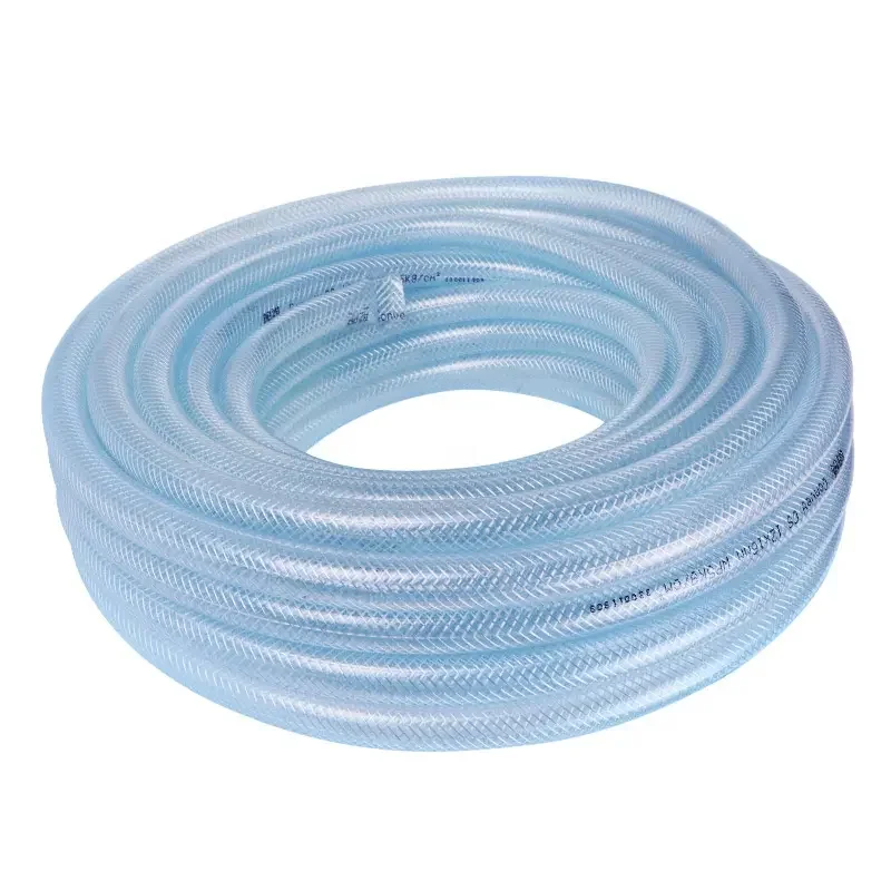 As seen on tv light tensile strength mpa multi-function pvc reinforced braided vinyl tubing for sale