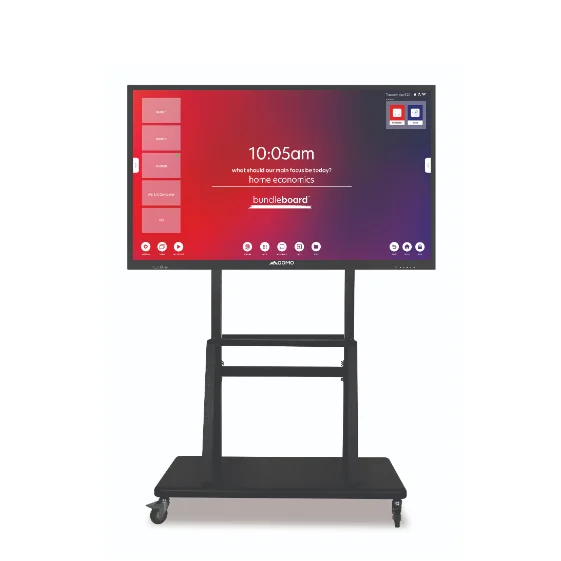 55 65 75 85 100 inch touch led screen 4K interactive panel smart board for school with digital pen
