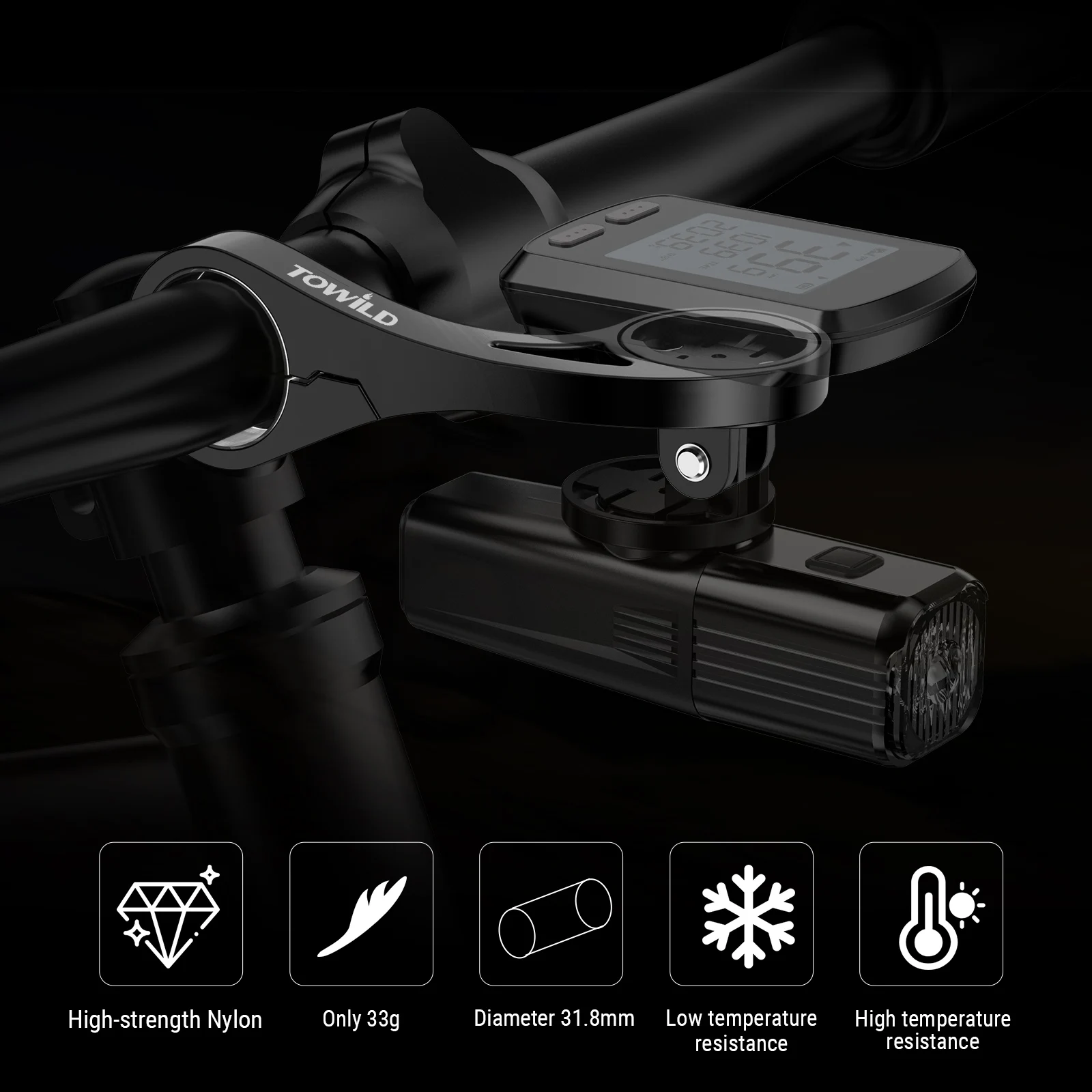 Универсальный велосипед Велоспорт крепление для велосипеда аксессуары для велосипедного компьютера из-передний кронштейн