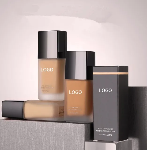 Free Sample Private label  Foundation Waterproof Full Coverage Foundation wholesales