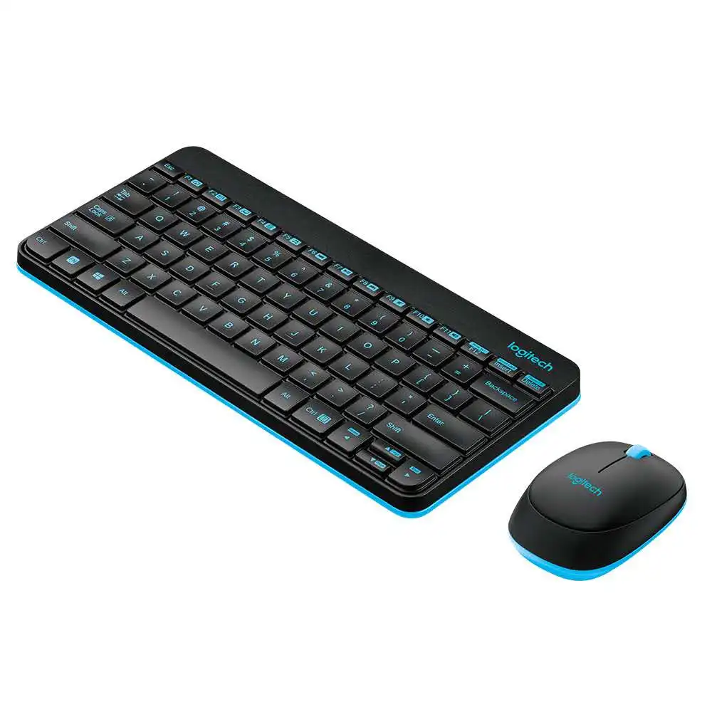 Logitech MK245 Беспроводная мини-клавиатура мышь комбо USB Nano 1000 точек/дюйм эргономичная клавиатура мышь набор для дома офиса ноутбук