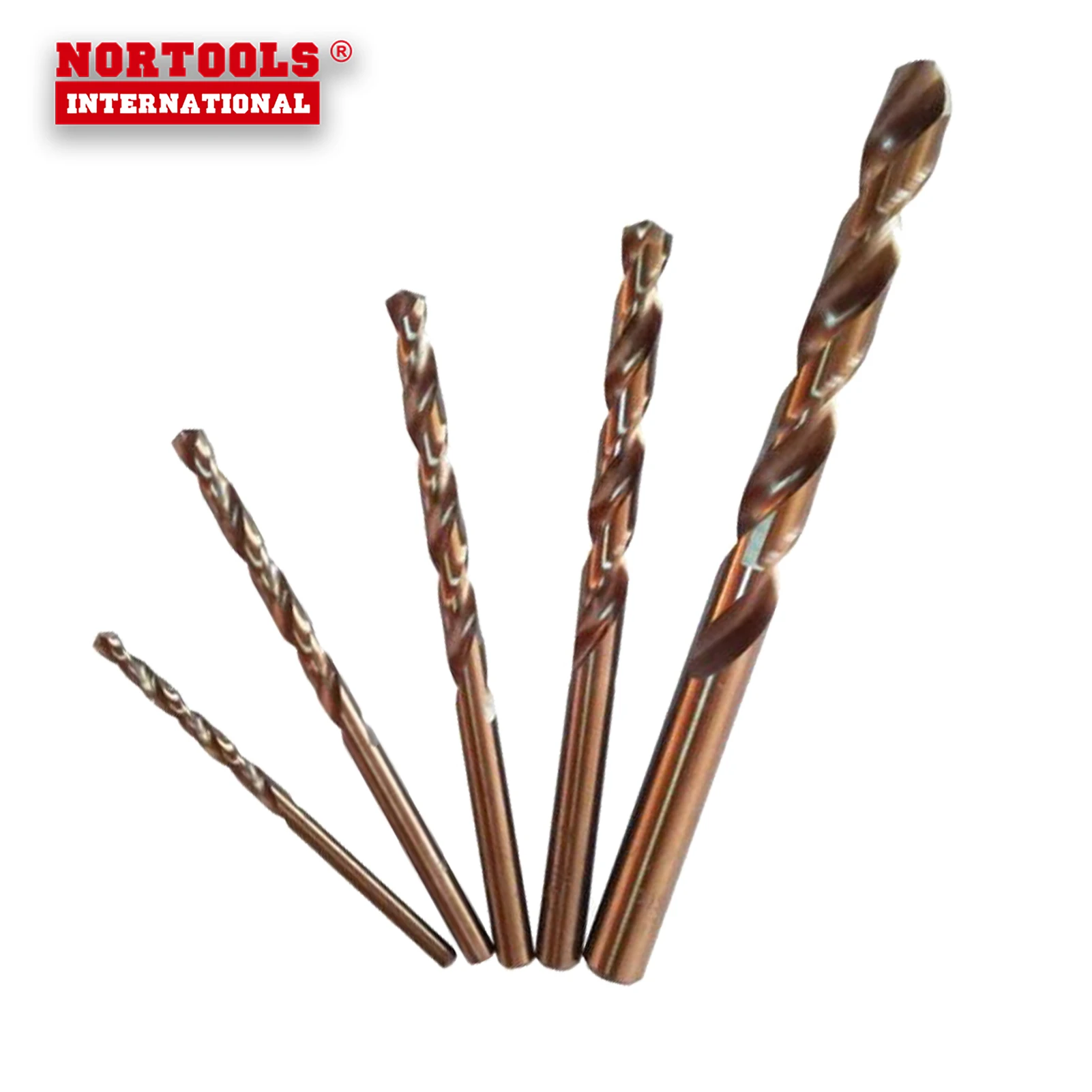 25pcs tools set HSS-E Cobalt twist drill bits DIN338 M35 split point high quality metal case for metal drilling