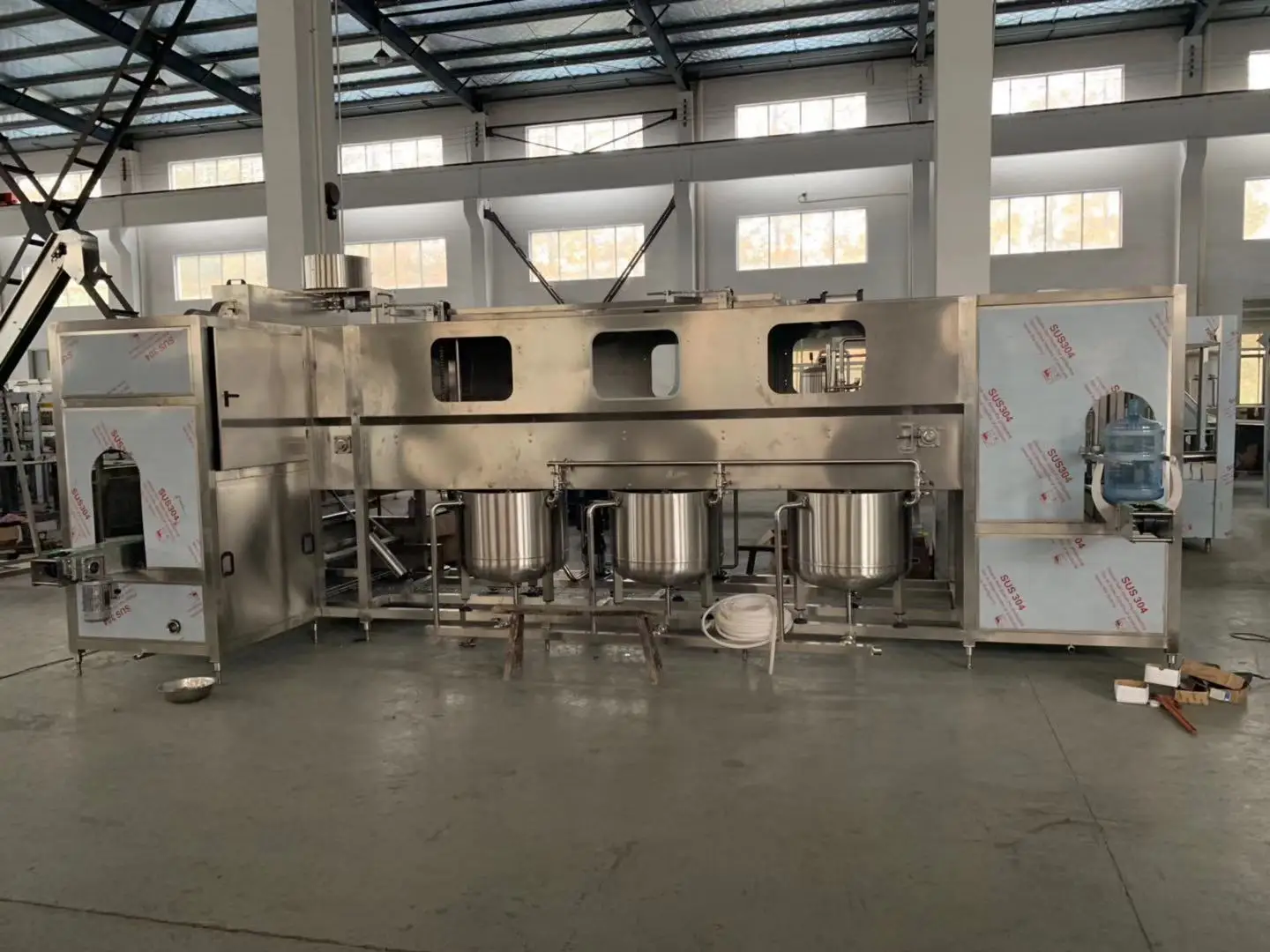 Custom made barrel pure water filling machine drink bottle machinery