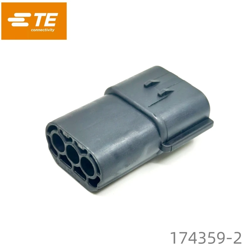 Original Hybrid Connector TE 174359-2 Tyco AMP Wire to Wire 3 Pin Center Line Male Crimp Black Housing for Sale