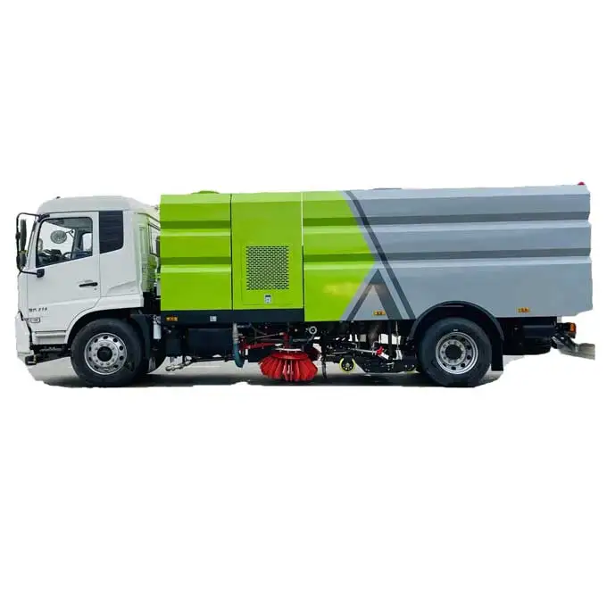 New Street Sweeper WithTractor Cleaning Machine truck snow Sweeper street sweeper brushes for sale