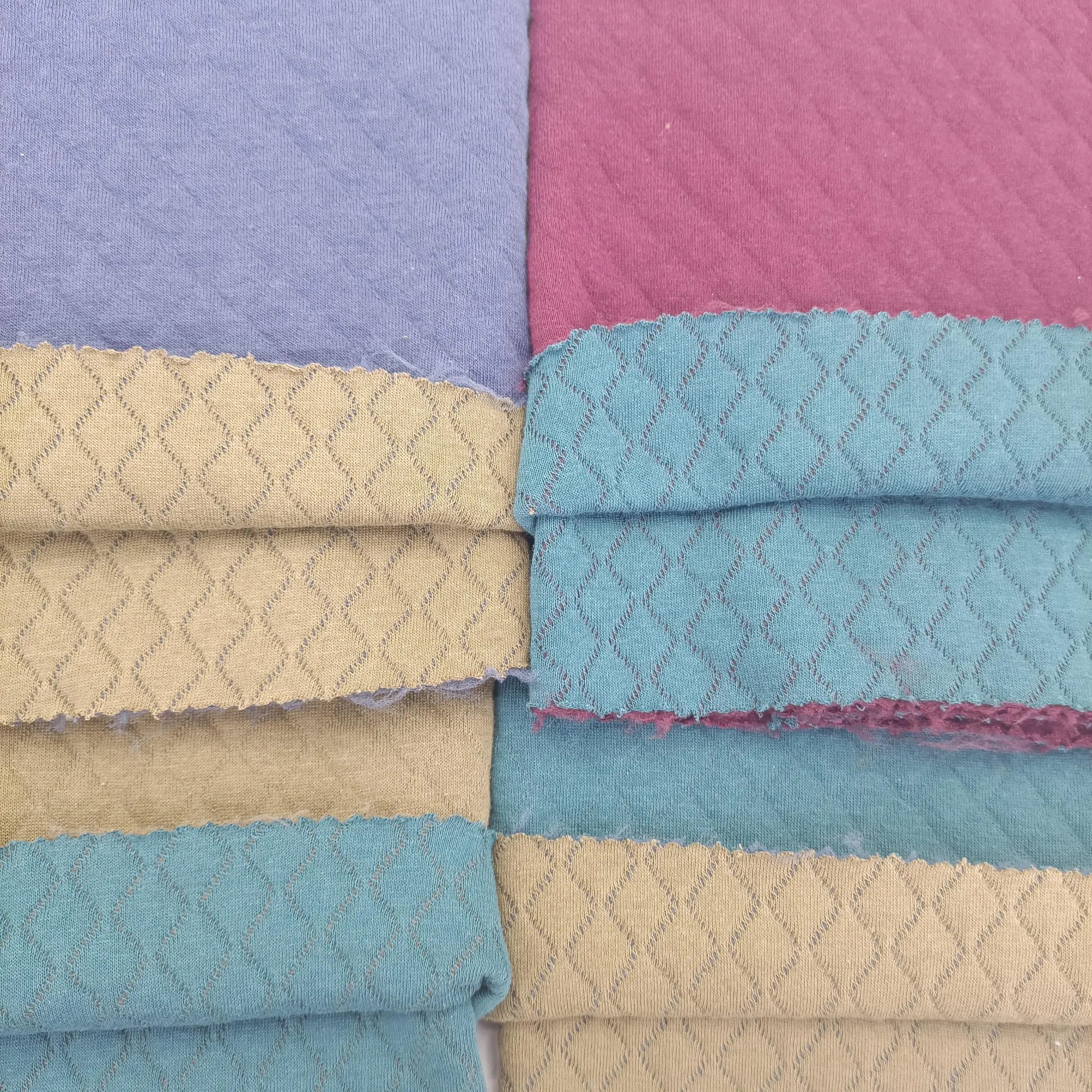 Yunda New Design 78%Cotton 22%Polyester Lining Fabric Jacquard Fabric Knitted Quilting Fabric For Garment