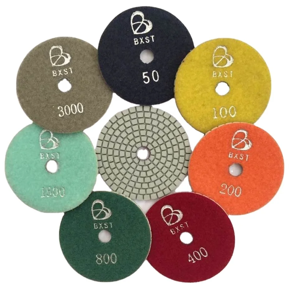 Affordable high quality wet polishing pad for marble, granite and artificial quartz