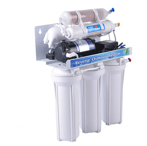 
5 Stages Reverse Osmosis Systems Water Filter Treatment With Mineral Ball 