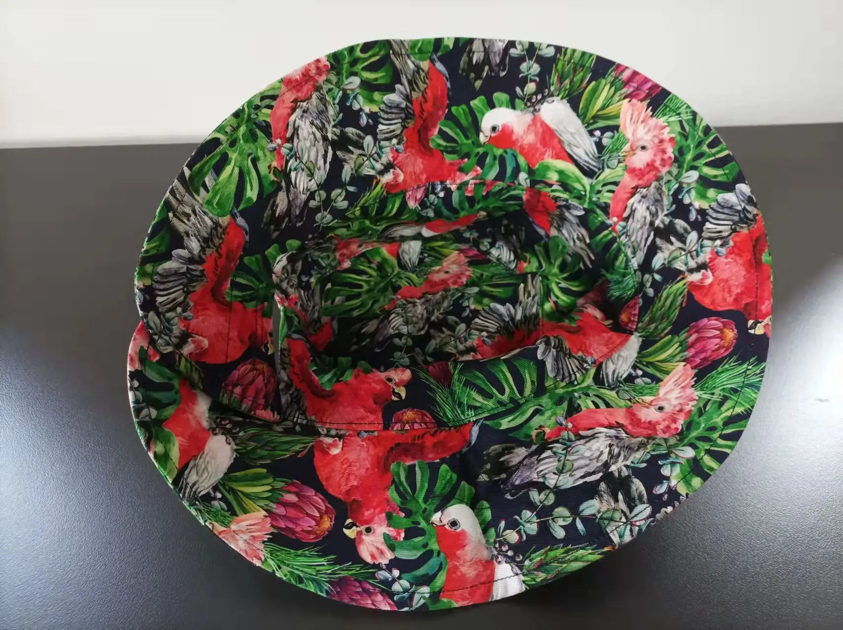 Hot sell custom printed cotton hat  trendy designer girls hats caps