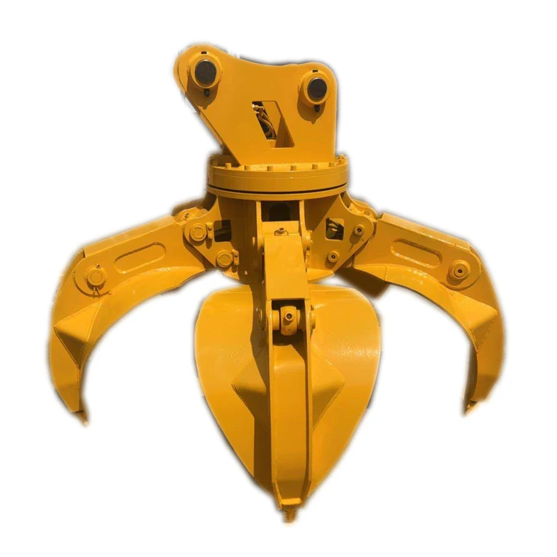 Excavator Attachment Hydraulic Orange Peel Grapple