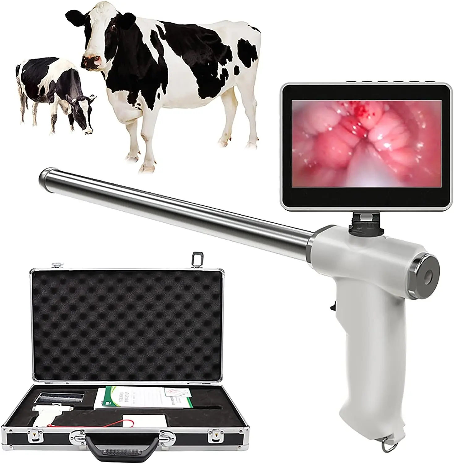 Farm Digital Ai Gun Artificial Insemination Cow Gun With Camera Ai Gun Artificial Insemination For Goat