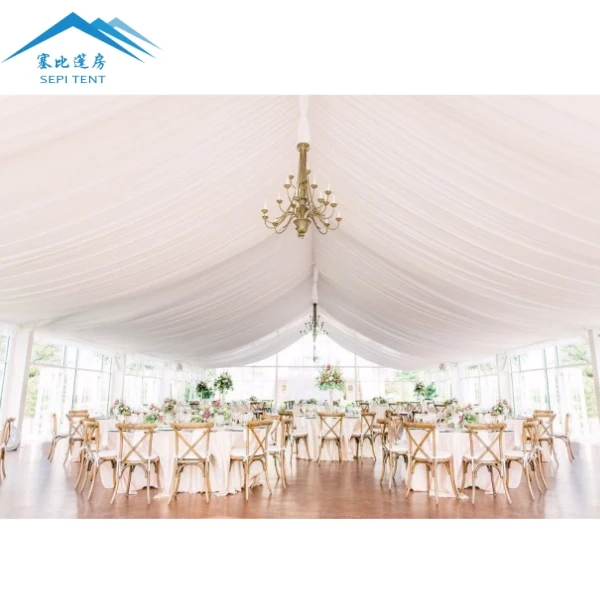 Big Sale 2025 New Design Luxury Party Wedding Tent Waterproof Outdoor Rental Church Marquee Tent