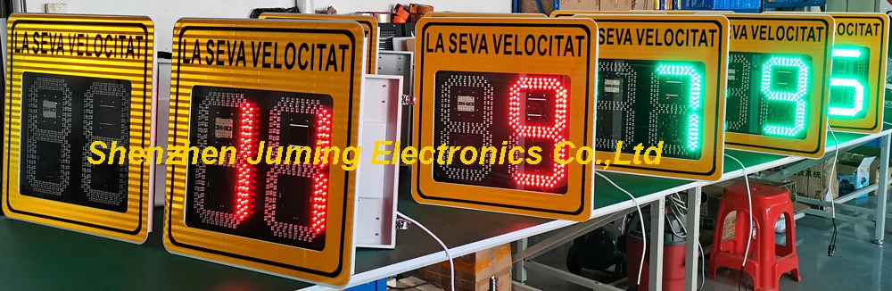 Factory Direct Traffic Speed  Limit Display Signs Led Car Digital Speed Display Solar Radar Speed Display Sign