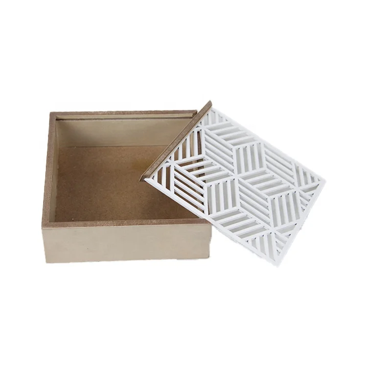 Factory OEM Accept Natural Color Wooden Gift Box Custom Handmade Wooden Box