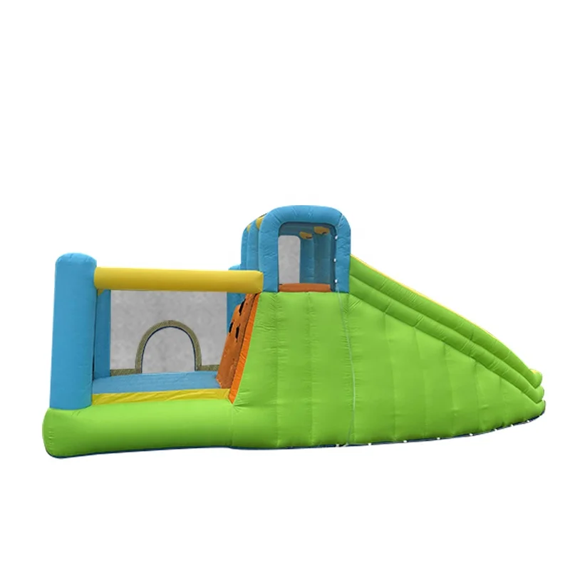 Пианино механический домик для подпрыгивания быков Коммерческая надувная двойная водная горка бассейна прыжки на поверхности замок