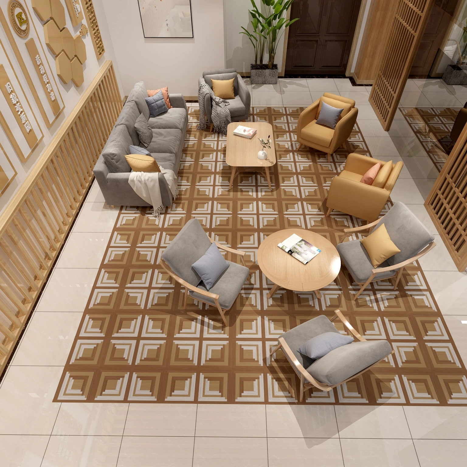 Доска высокого качества с деревянным узором виниловые полы для пола модные ПВХ промышленные Zhejiang помещений 3 года CN;JIA