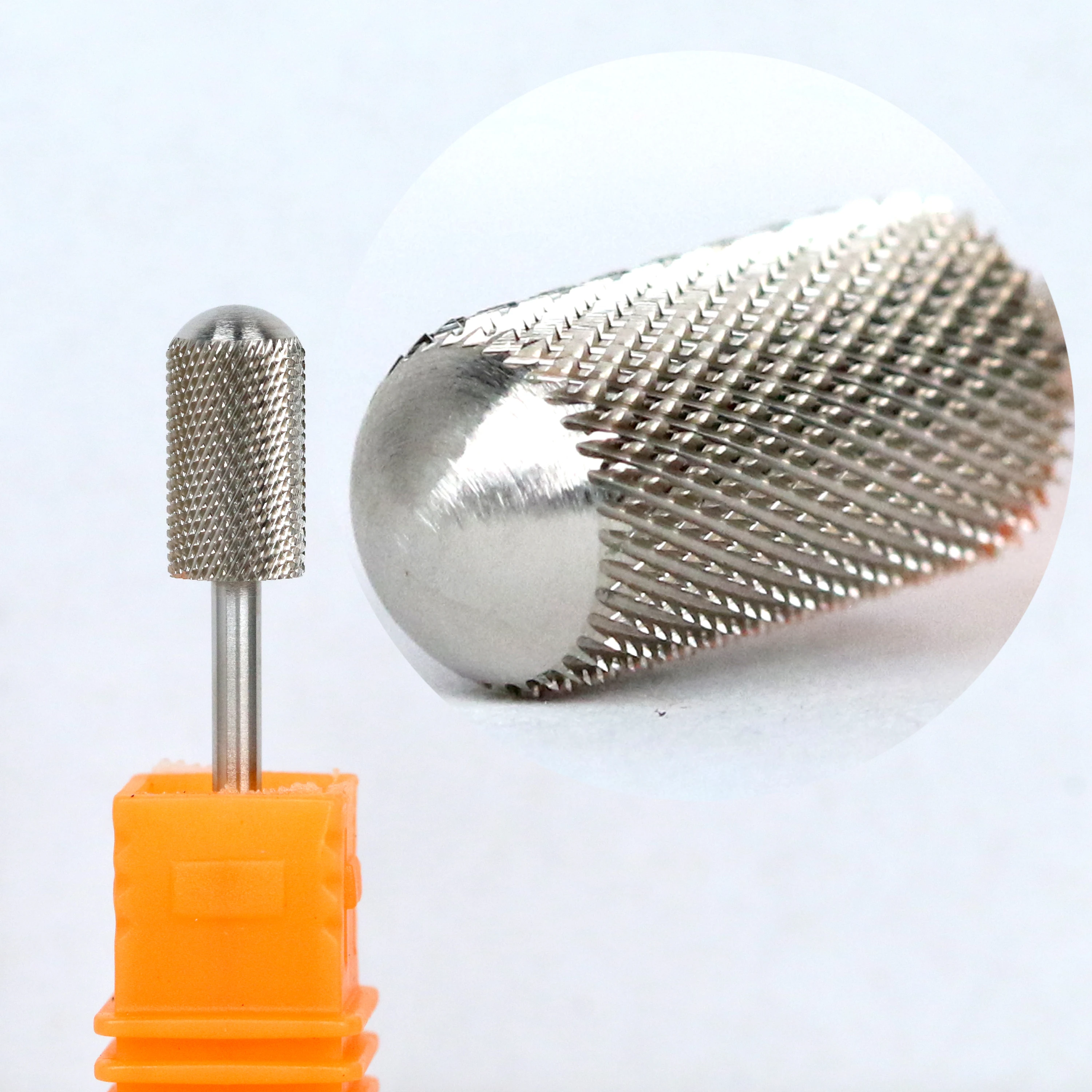 Left Right Hand Straight Teeth Remove Acrylic Tapered Professional Safety Volcano Nail Drill Bits