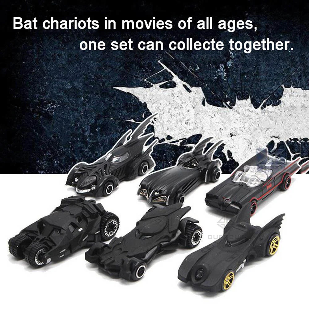 2023 New 1:64 Batmobile Car Chariot Alloy Diecast Scale Metal Collection Cars Model