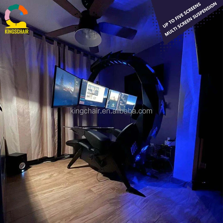 Scorpion Zero Gravity Ergonomic Message Reclining Gaming Chair Cockpit Work Station