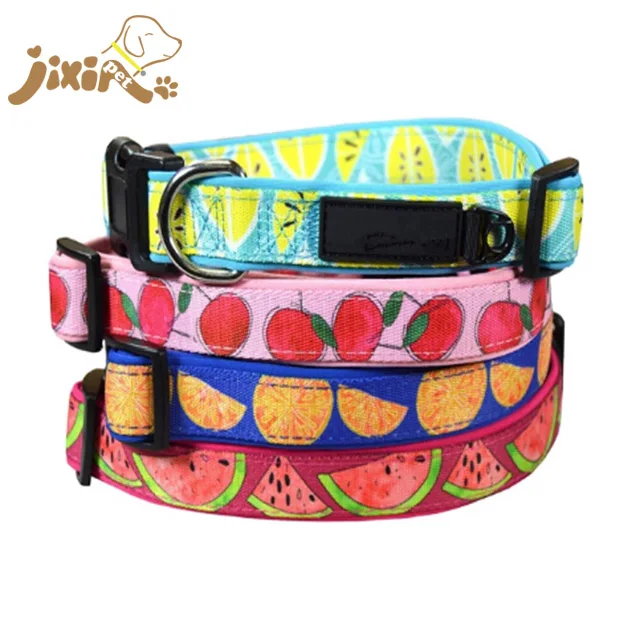 
Soft Dog Training Collar Dog Collar Buckle Metal Retractable Pet Collar 
