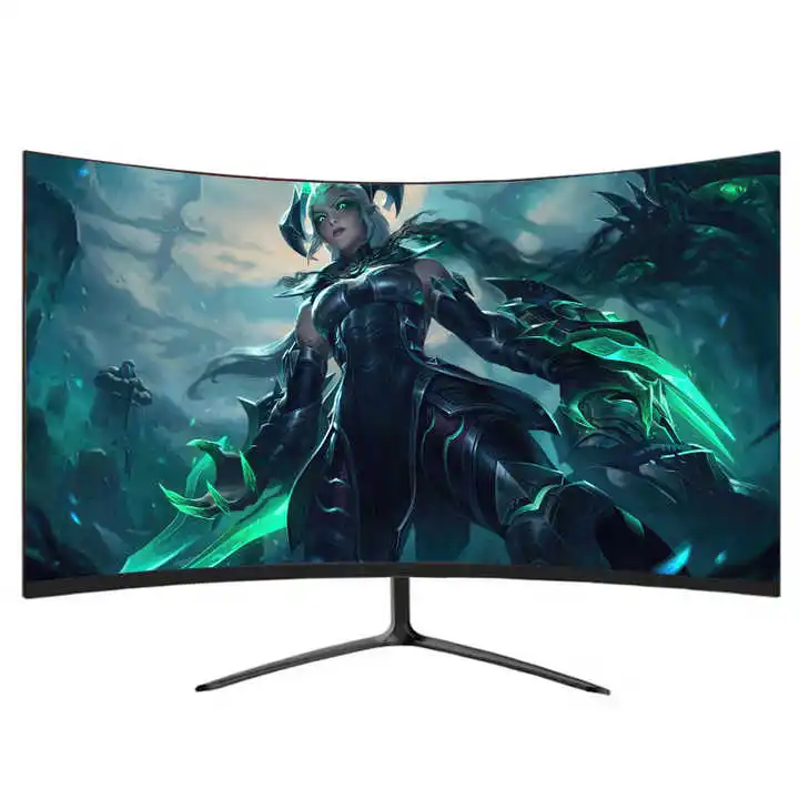 22 Inch 1k 1920*1080 1080p 60hz 75hz High Quality Computer 144hz Touch Screen Lcd Curved 24 27 Inch Led Wholesale Monitor