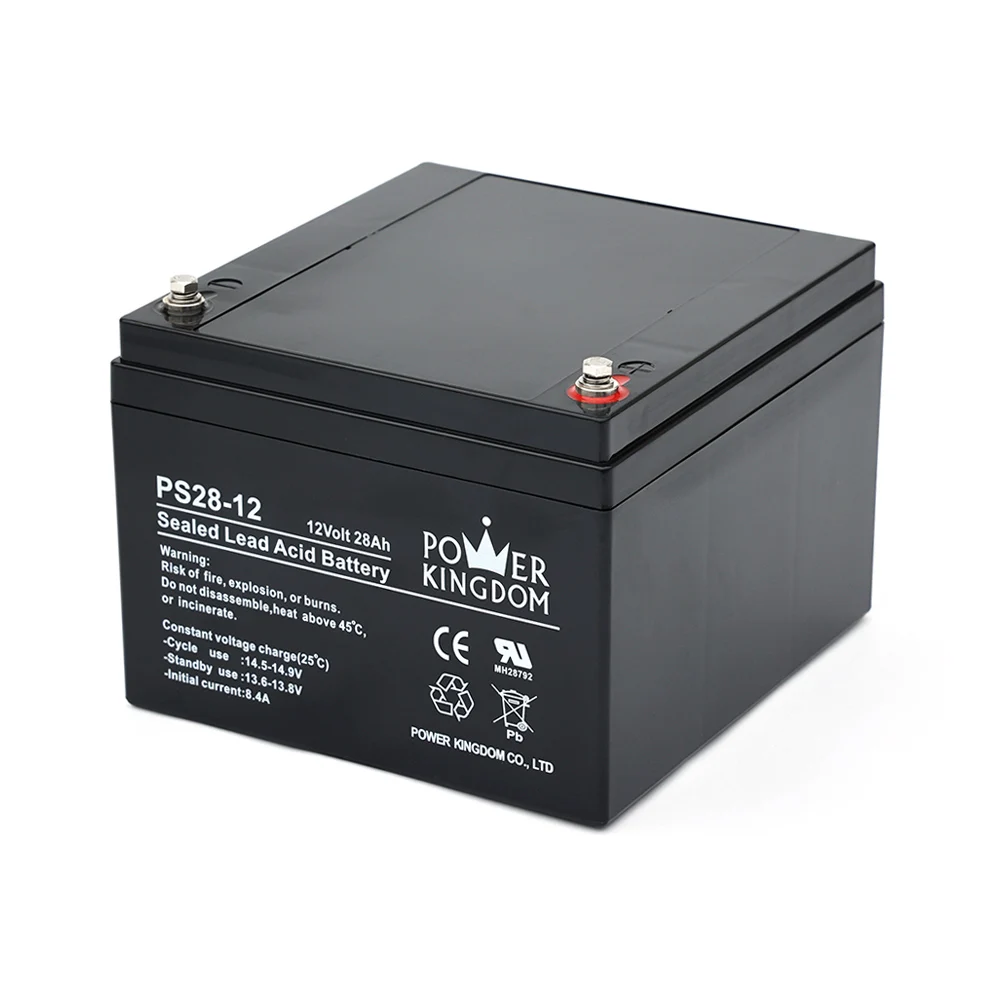 12v 28ah Sla Agm Battery Sealed Lead Acid Battery for UPS Free Power Tools Battery ABS Power Kingdom UL / CE / VDS