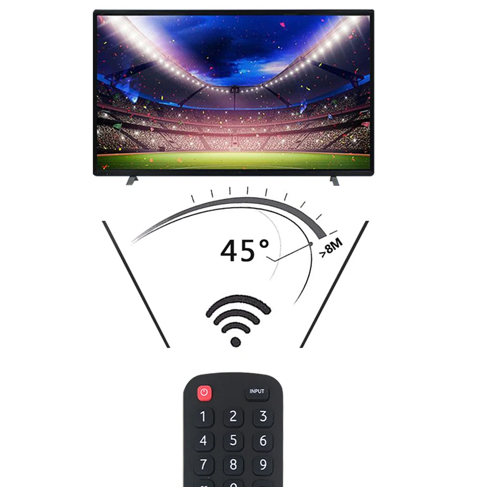 Universal Remote Control For Hisense EN2A27 LED HDTV Remote telecommande EN-2A27 With YouTube Netflix VUDU and Amazon buttons