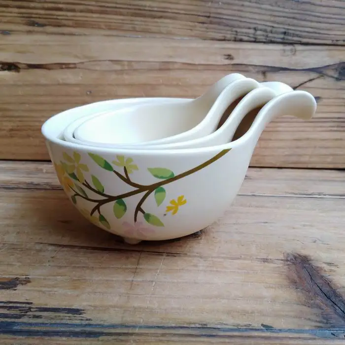 European style Hot Sale Personalized Handmade Ceramic Measuring Cup Set