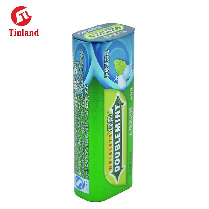 
Promotional tin box for chewing gum/ bubble gum 