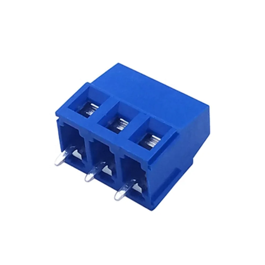 higher quality 128V-5.08 3 PIN copper pcb connector vertical brass 16A terminal blocks KF128 DG128 WJ128