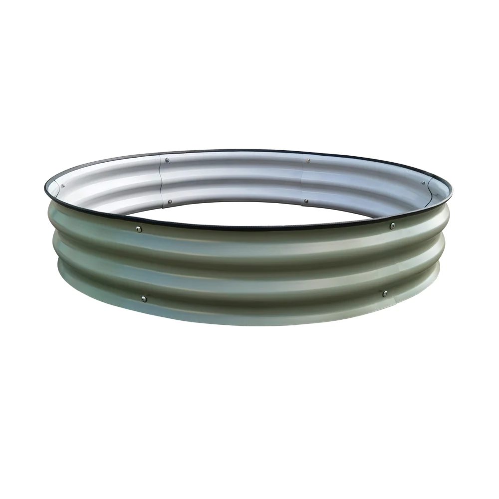 Outdoor Herb Large Planter Box Steel Gardening Metal Galvanized Raised Garden Planting Beds