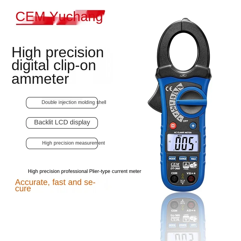 Dt-360 digital clamp meter ac-DC voltage measurement high precision digital clamp meter