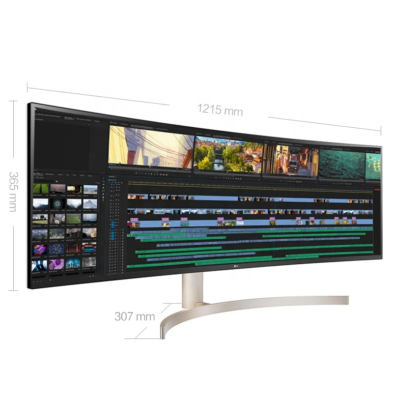  5K 5120x1440 разрешение Настольный игровой компьютер сенсорный экран панель LG дисплей 49 дюймов модуль