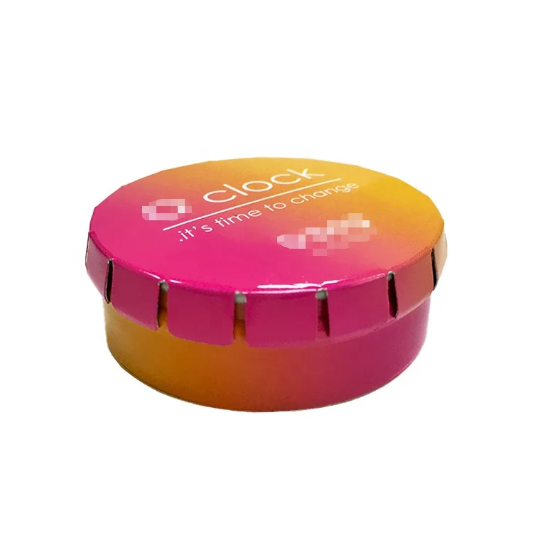 Custom sugar mints click lid tin box