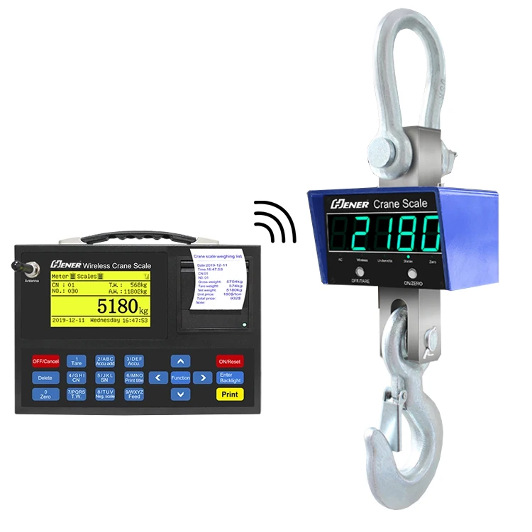 Industrial Usage 10000 kg 10 ton 10 t Electronic Hanging Crane Weighing Scale