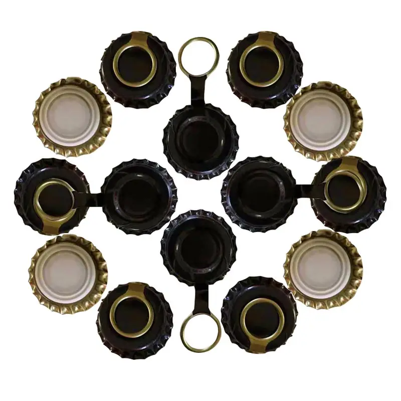 ODM OEM Service Logo Print Customized Pull Ring Metal Aluminum Beer Cap