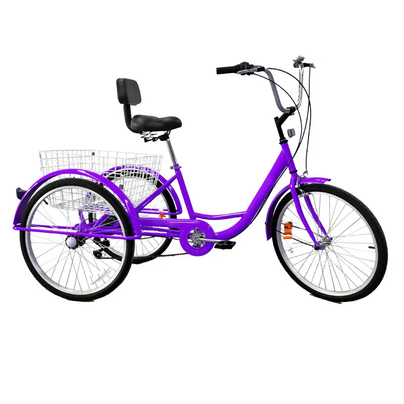 2021 hot sale 16 inch aluminum frame and fork three wheels bicicleta adult food cargo tricycles / cheap tricycle 3 wheel bike