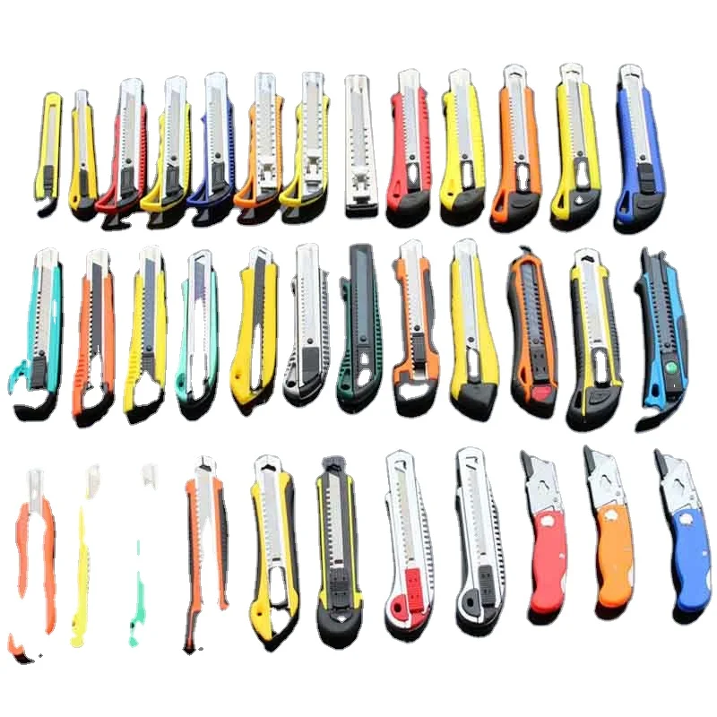Cheap Heavy Duty Box cutter 18mm Aluminium alloy Retractable Cutter Utility Knife Knorr Alfedo
