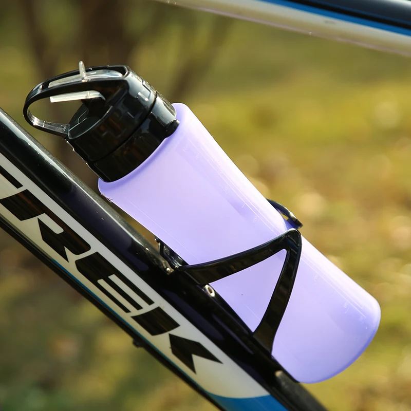  New 500ml outdoor cycling portable silicone sports drinking cup with