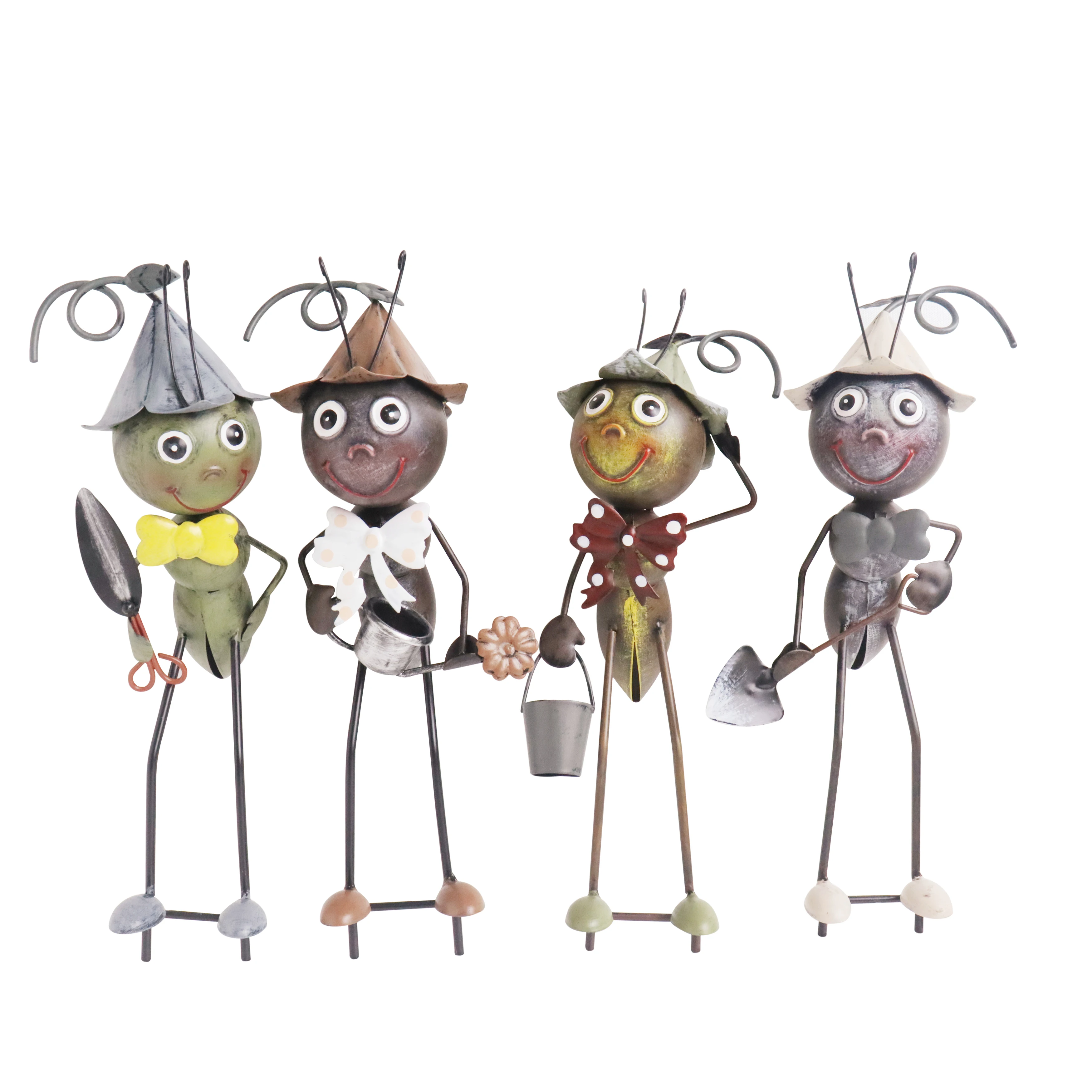 Newart metal animal stick wholesale ant plant sticks garden decor on sale