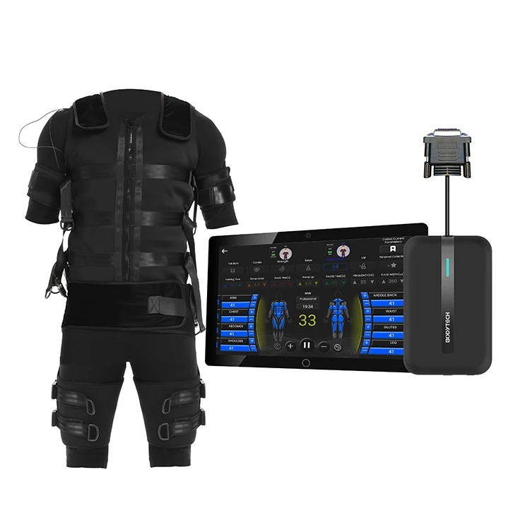 gym use workout training suit ems fitness machine for muliti people wireless ems training suit for muscle fitness