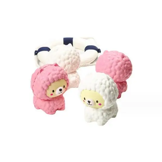 White Pink Dazzle Sheep slow rebound adult decompression toy