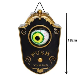 Halloween Hanging horror sound scary haunted house One Eyed Doorbell party bar decoration spider doorbell Halloween decoration