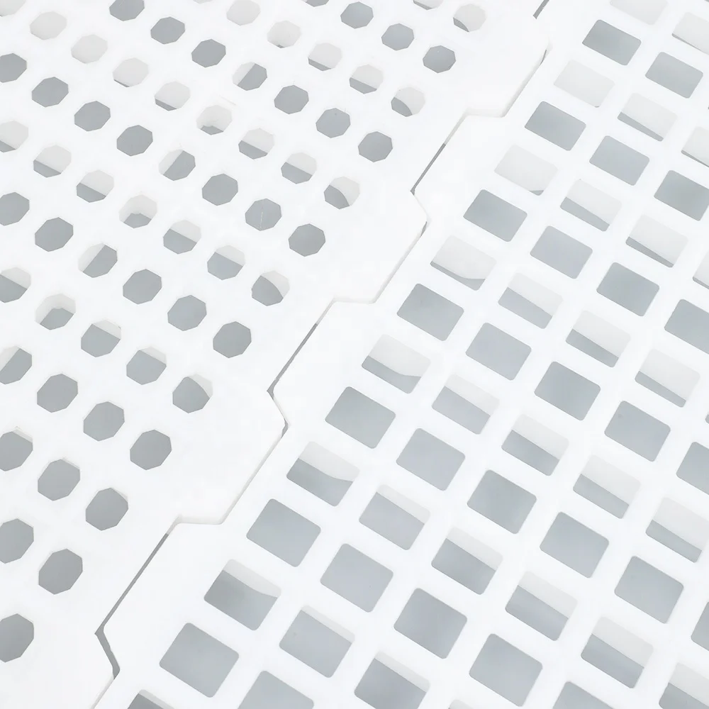 Extremely hygienic 1200*500 mm  Non-rotting broiler farm plastic chicken slats floor for poultry farm